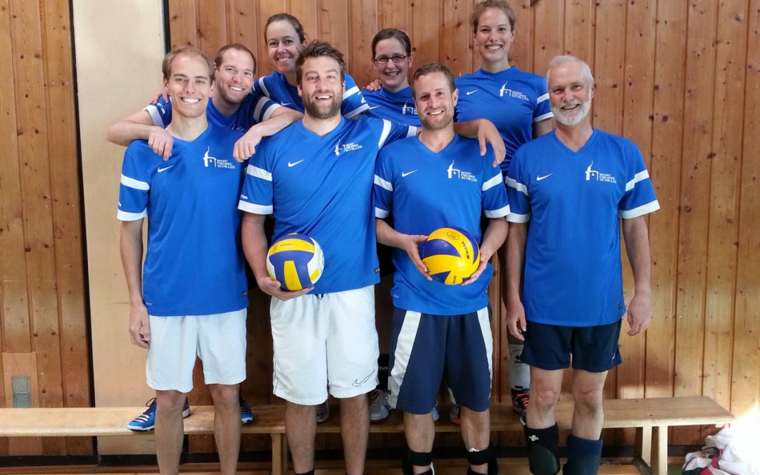 Lehrer-Volleyballteam beim RP-Finale
