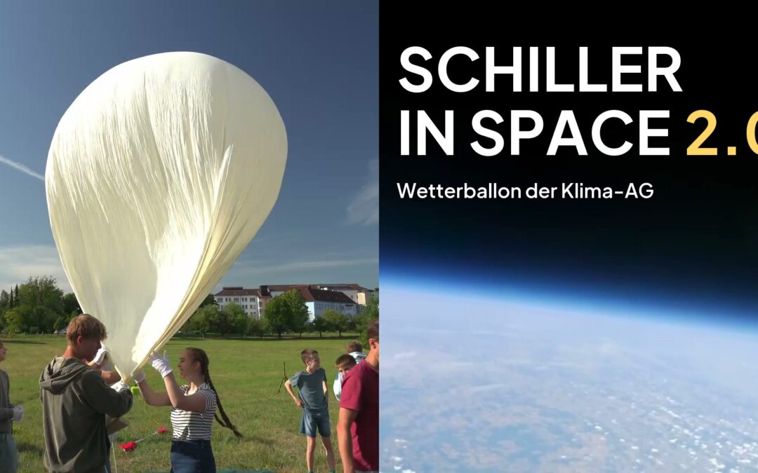 Die Klima-AG schickt einen Wetterballon 38 Kilometer in die Höhe